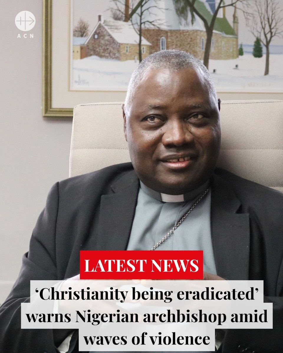 acn_uk's tweet image. Archbishop Ignatius Kaigama of Abuja has warned of a “deliberate strategy” to eradicate Christianity in Nigeria as huge waves of violence impact the country.
Read the full story and stand with communities in need.

orlo.uk/ij7Bs

#NigeriaNews #FaithInAction