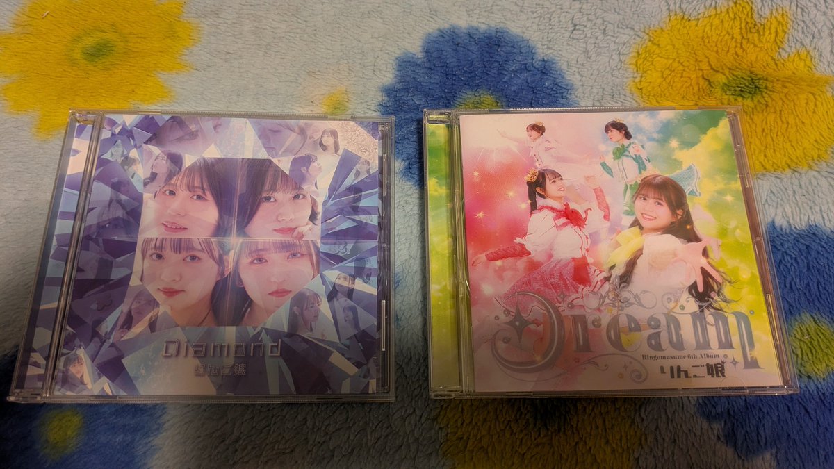 hirosakienjoy's tweet image. 考え深いよな。２作目とは
ちなみに、Diamondの発売日が2024年３月２７日でした。
同じ頃だったんですね！
#りんご娘　#Diamond　#Dream