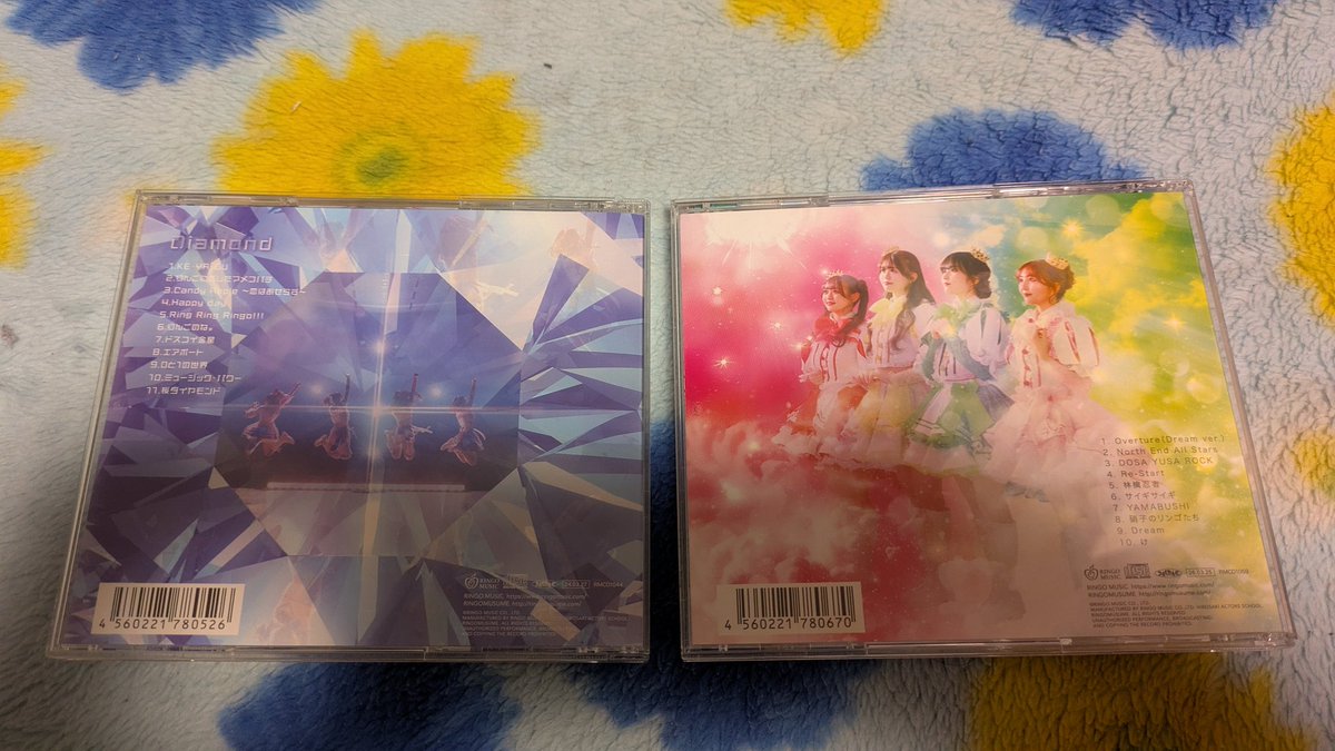 hirosakienjoy's tweet image. 考え深いよな。２作目とは
ちなみに、Diamondの発売日が2024年３月２７日でした。
同じ頃だったんですね！
#りんご娘　#Diamond　#Dream