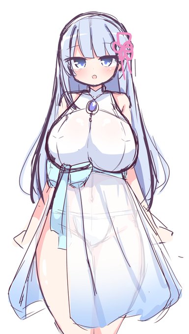 作りたいけど全然進んでいないすけべ立ち絵ラフ 