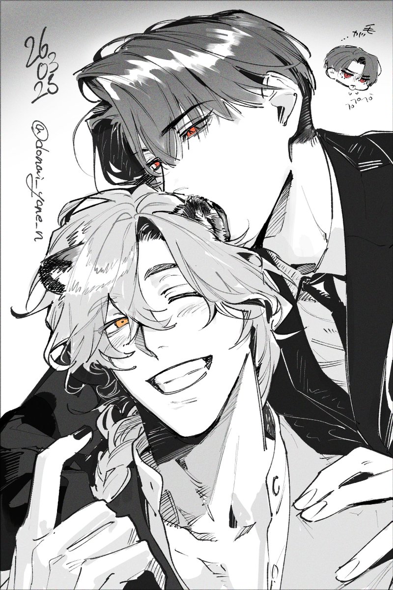#神様とインモラル
🦝🐍 