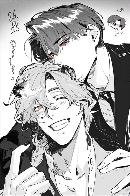 #神様とインモラル
🦝🐍 