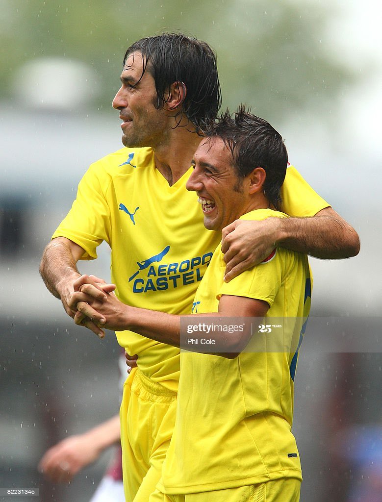Robert Pires and Santi Cazorla, 2008.