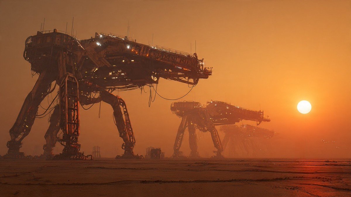 SciFi Art "The Crabs"