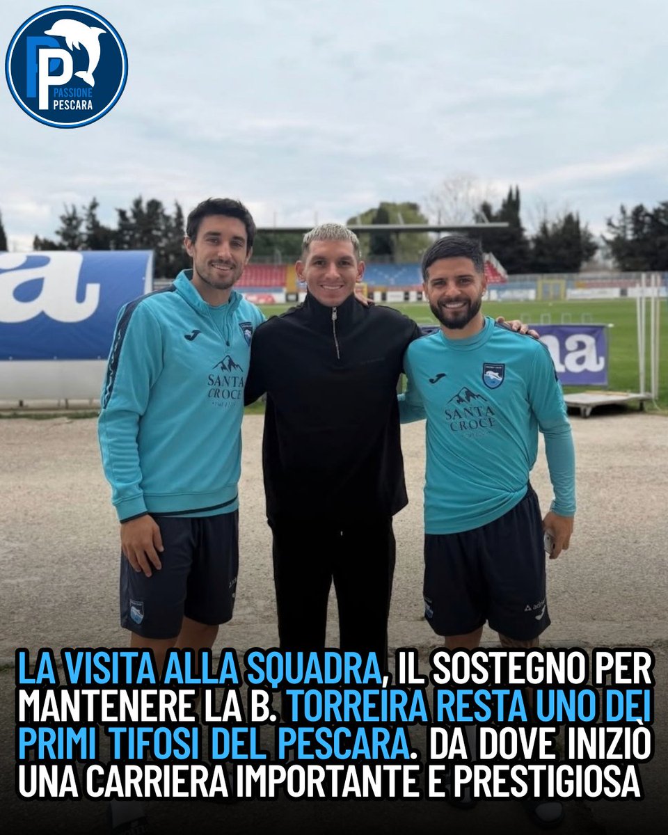 PassionePescara's tweet photo. 🐬 Si torna sempre dove si è stati bene. E Lucas Torreira a Pescara si è sentito come a casa. Un posto del cuore, il posto in cui è iniziata una carriera stupenda. La Champions League, i big match di Premier League. Ma al primo posto nel cuore di Lucas viene prima Pescara https://t.co/CEq7J33Fm6
