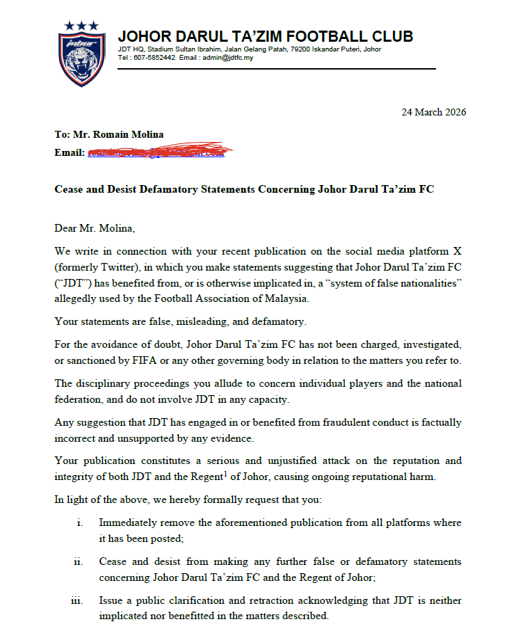 Romain Molina tweet media