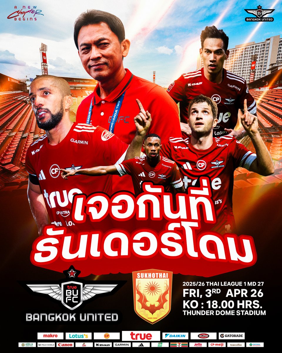 True Bangkok United tweet media