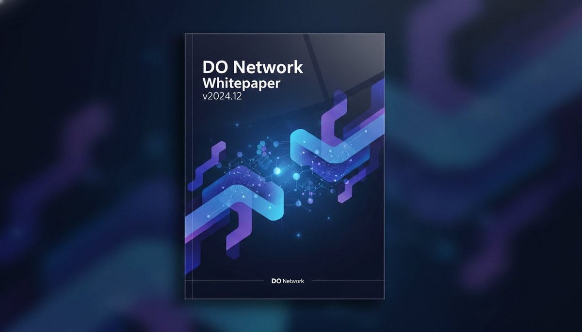 The new DO Network Whitepaper (v2024.12) unveils our robust foundation.
1. Introduction details DO's vision and decentralization.
2. Technique covers Wave Consensus and Smart Contracts.
3. Tokenomics outlines our economic model.
#DONetwork #Web3