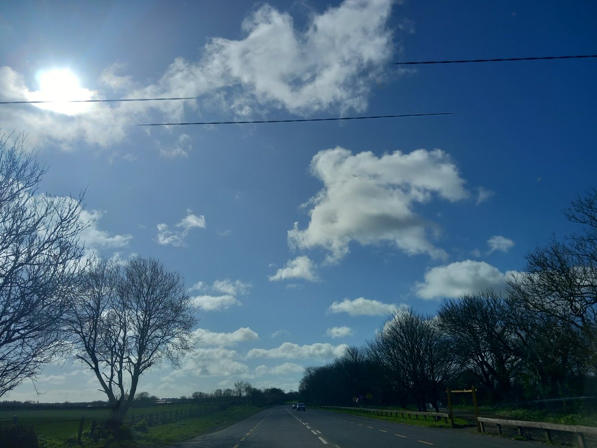 djtgoodie's tweet photo. An actual proper Spring Day today. Not one single plane across the sky.
Why not? Cause the Skyrats are bombarding somewhere else today.
Hope it stays that way...
#RealClouds #NoGeoengineeringToday
#Ireland https://t.co/D3xMmso0qf