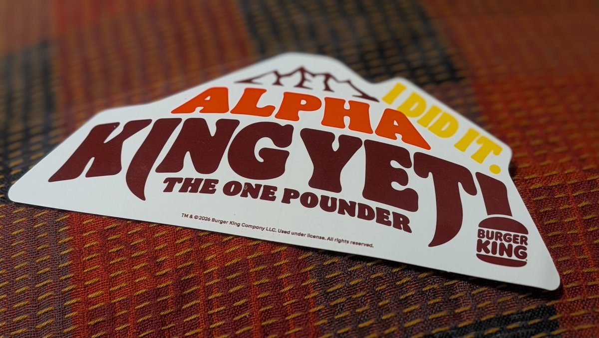 ハンバーガーを半分残して持ち帰るなんて、生まれて初めてだった👍

#KINGYETI