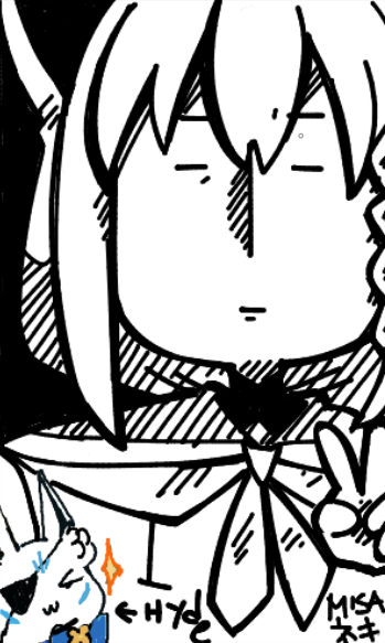 絵チャタノシイ
(すこん部はHydeが描きましたw)
#フブキングダム 