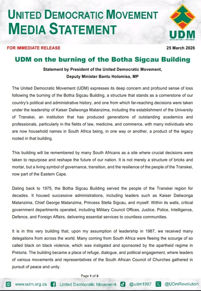 Bantu Holomisa tweet media