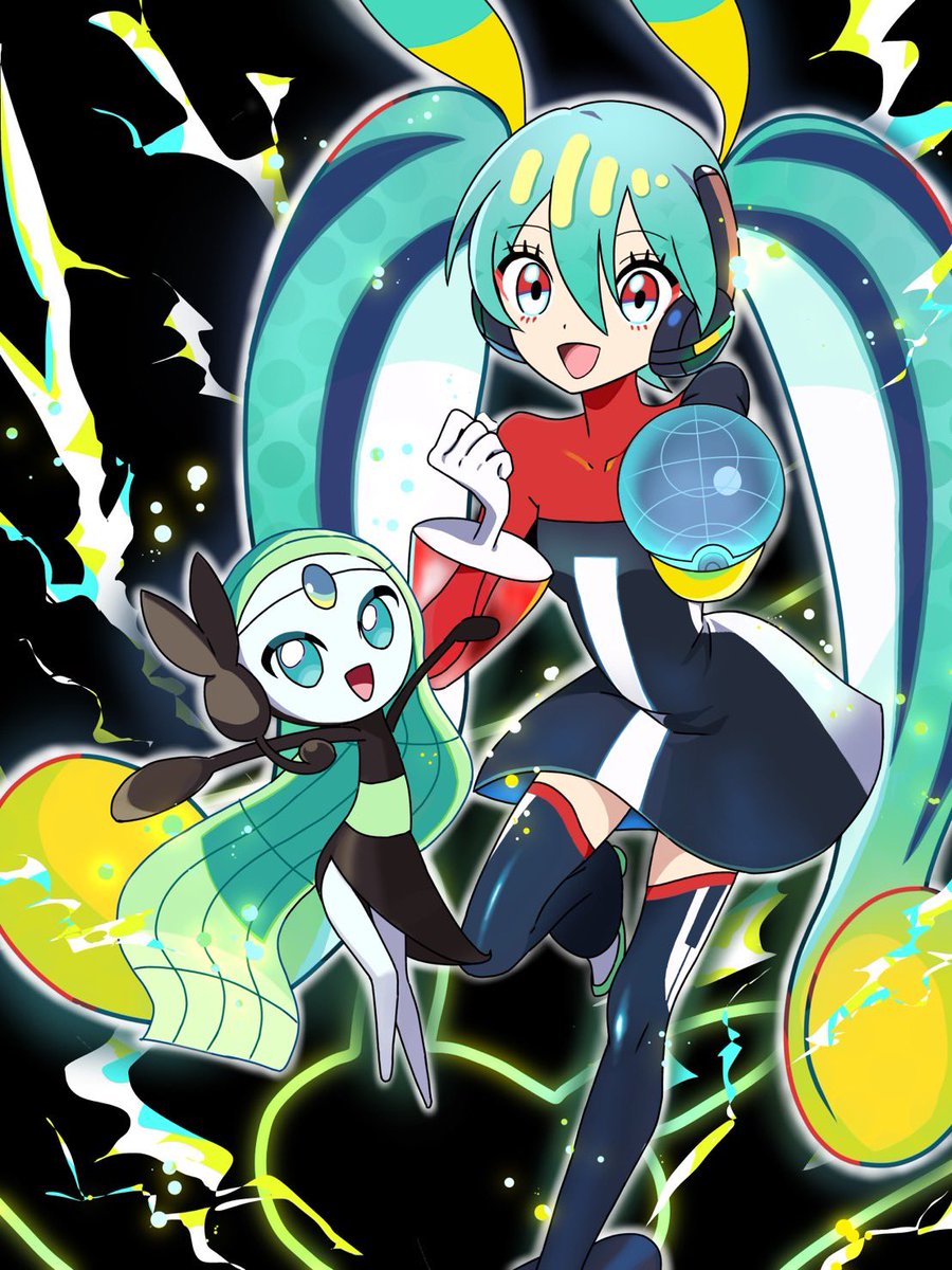 ポケミクライブ最高すぎてずっと思い出してる！2人の歌姫ありがとう🎶🫶🏻⚡
 #ポケミク   #初音ミク