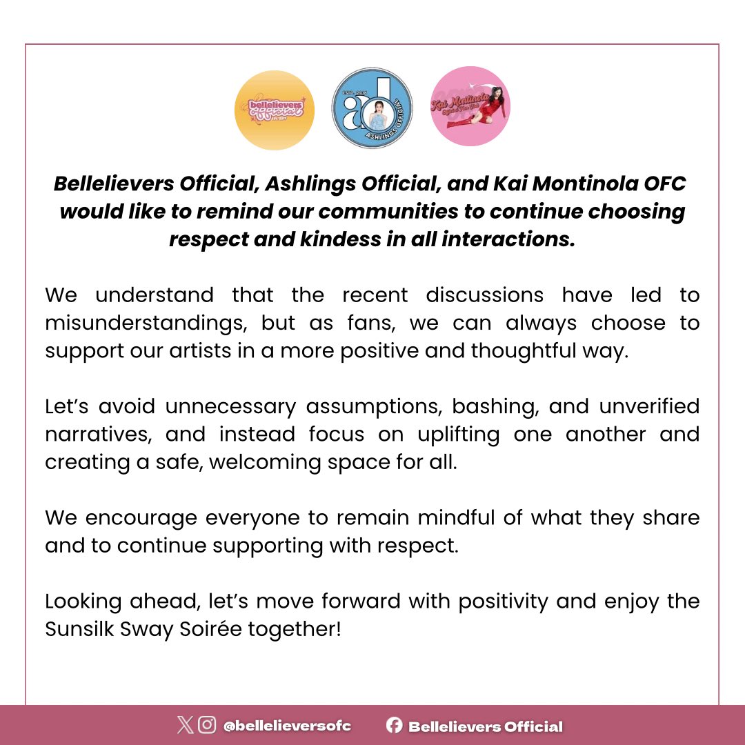 BELLELIEVERS OFFICIAL tweet media