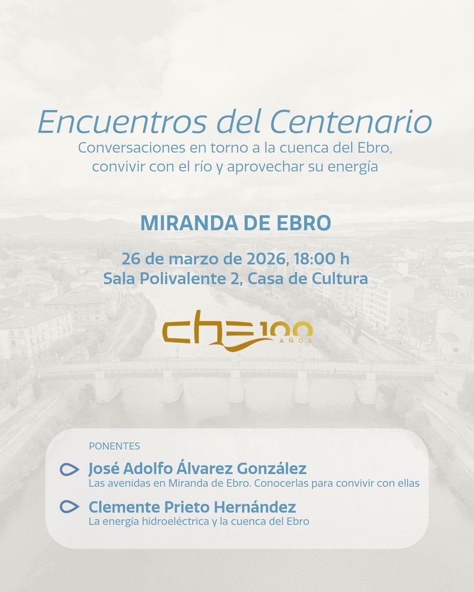 Confederación Hidrográfica del Ebro tweet media