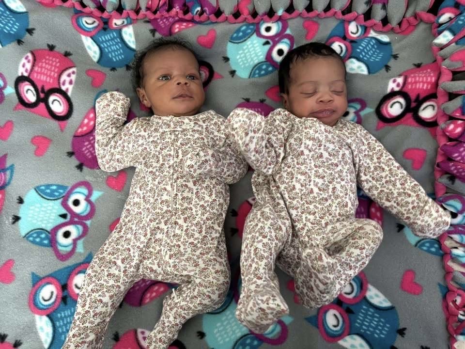 Praise God for these two little lives spared!! What an amazing story these twins have!

Mama Kaycee was behind on bills and was about to be evicted when she found out that she was pregnant. She booked an abortion and took a ride share to her appointment. As she got out of the
