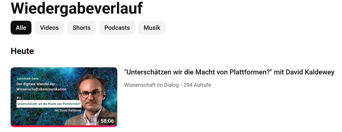 RosiWuertz's tweet image. 📺Gestern ein #YouTube-Video u.a. über #WissKomm auf #Twitter gesichtet. Wer von damals ist immer noch hier auf dieser Plattform aktiv? Bitte mal kurz einfach so melden! #SciComm 🎓 Hier das Video ➡️ "Unterschätzen wir die Macht von Plattformen?" mit @unwrittencross