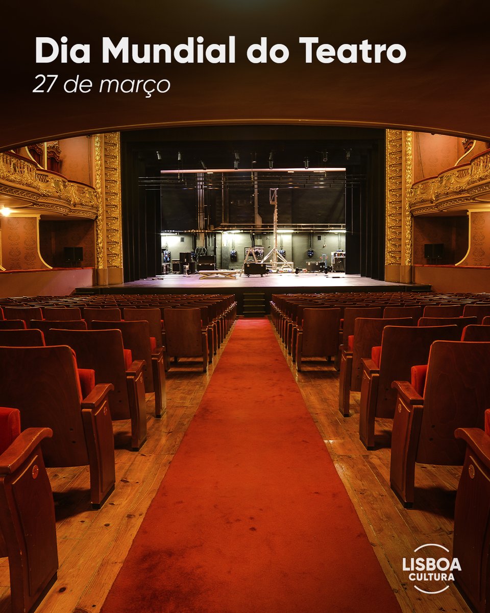Neste Dia Mundial do Teatro, convidamos o público a entrar em cena. Ao longo de 2025, mais de 72 mil espectadores vieram ao Teatro para assistir às quase 600 sessões que produzimos. Para celebrar, assinalamos o dia com propostas diversificadas 👉 egeac.pt/no-dia-mundial…