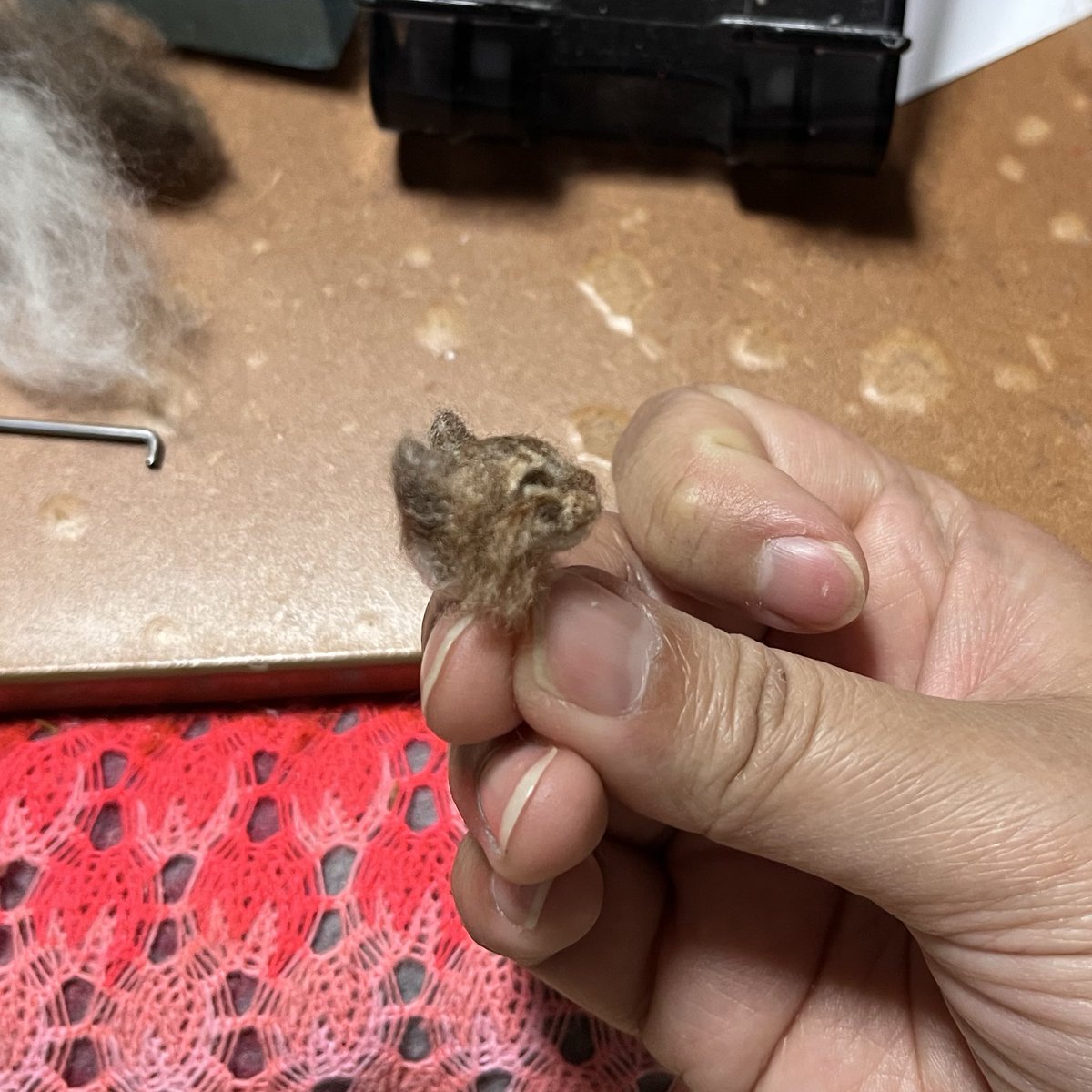 オーダーの子の顔できてきました！目が疲れたので続きは明日やります！