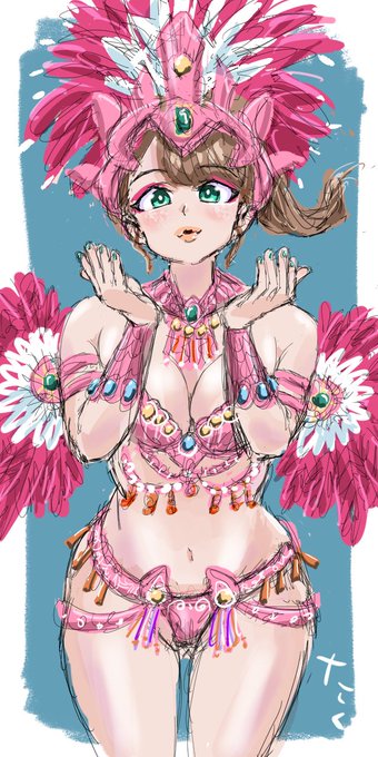 サンバガール93💃🏻完成 
#イラスト #illustration 