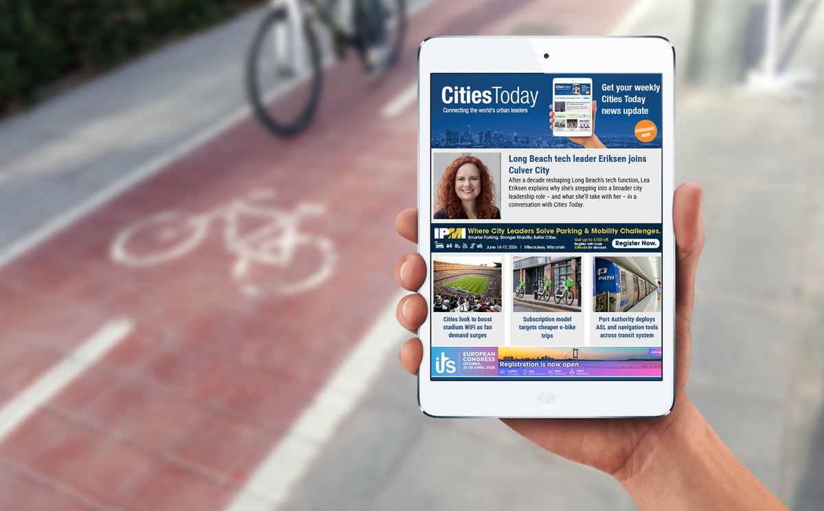Cities_Today's tweet image. Missed last week’s Cities Today News? Don’t worry, you can still catch up here: mailchi.mp/cities-today/2… 

Subscribe now to get our newsletter straight to your inbox, filled with the latest #smartcities, #mobility, and #localgov features! 

👉 institute.cities-today.com/cities-today-n….