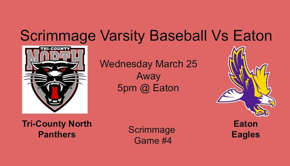 Tri-County North Panther Baseball 2026 tweet media