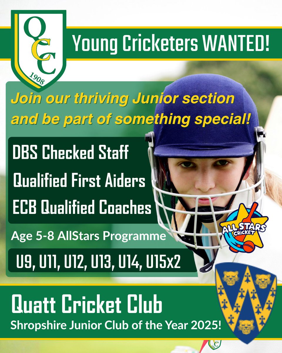 Quatt Cricket Club tweet media