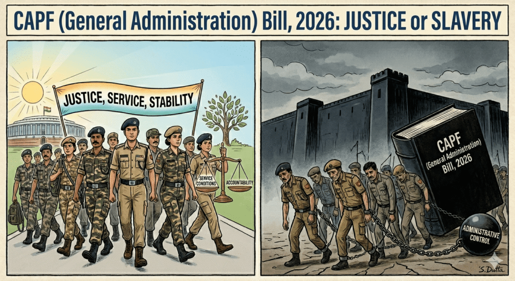 CAPF officers risk their lives fighting terrorists and Naxals in the toughest terrains, yet this Bill may hand top posts to those closer to the system. Merit and service must come first. #CAPF  #CAPFBill2026