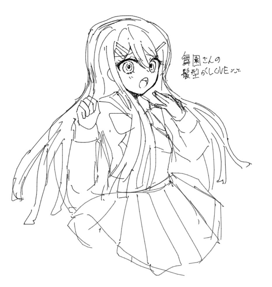 舞園さんrkgk
#ダンガンロンパ #舞園さやか #イラスト
