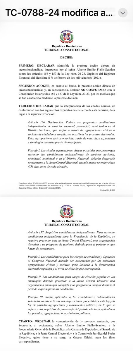 Image for the Tweet beginning: DESACATO LEGISLATIVO. CAMBIO DE RUMBO.
