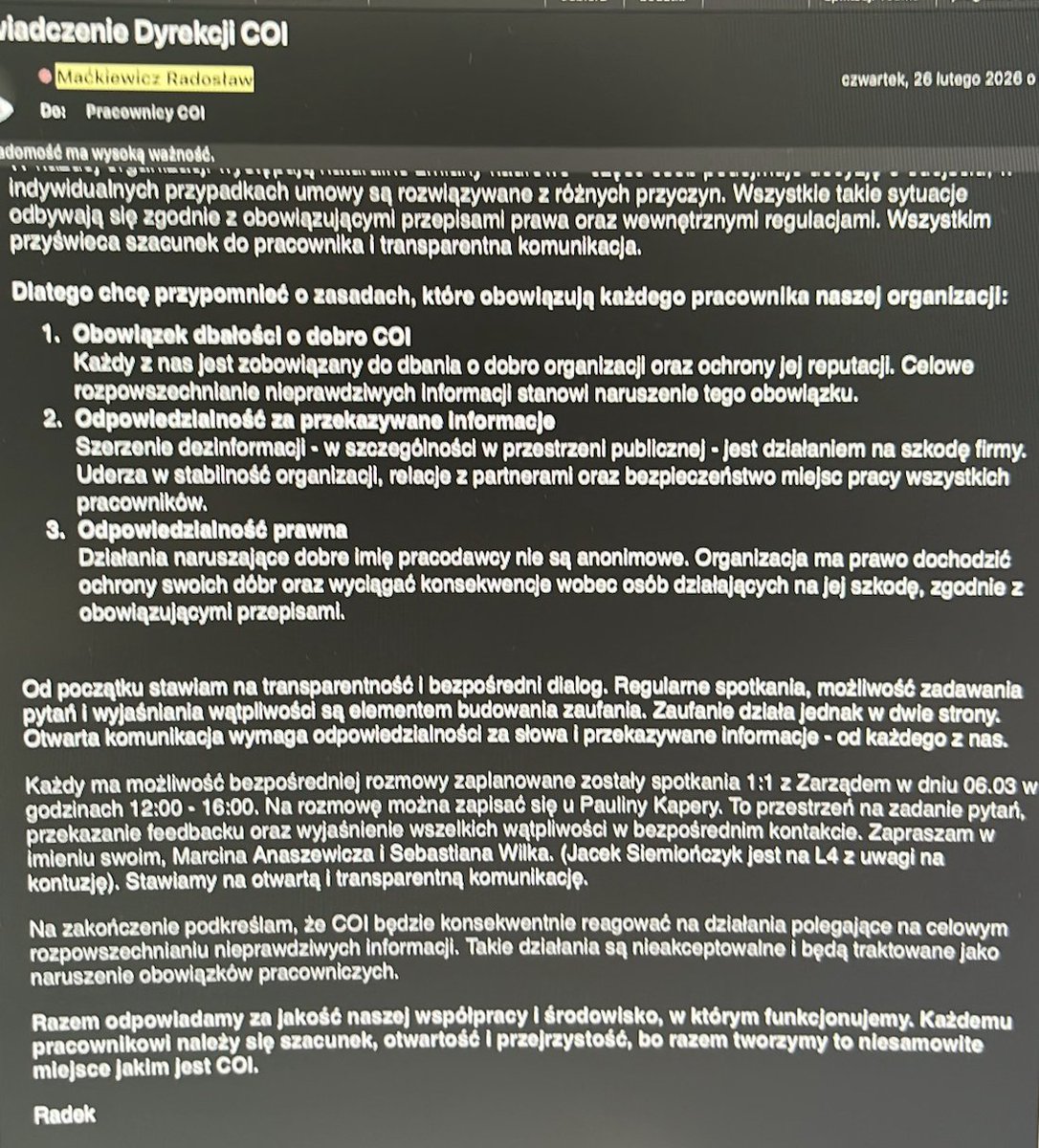 Janusz Cieszyński tweet media