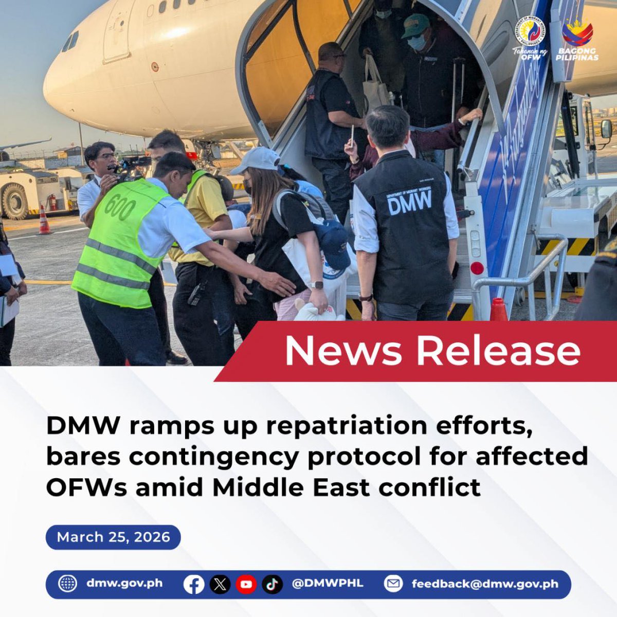 Department of Migrant Workers - Philippines tweet media