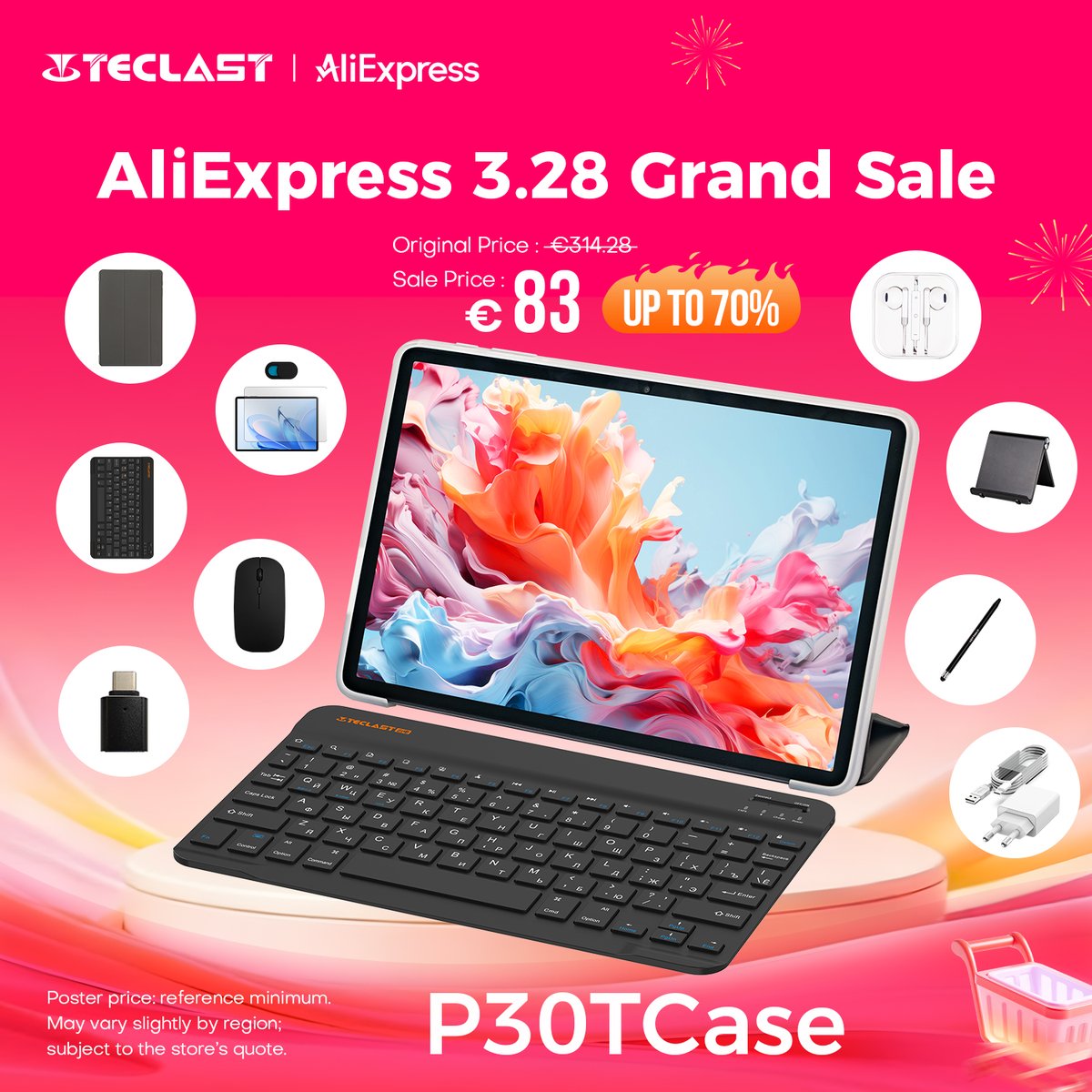 TeclastOfficial's tweet image. ❤️Teclast AliExpress 3.28 Sale Starts✨
👏P30T Case Big Discount! 10.1-inch HD Screen + Octa-Core Power, All in one.
Up to 70%！, click the link to buy! ：
es.aliexpress.com/item/100501170…

#Teclast #AliExpress #bigdeal #Tablet