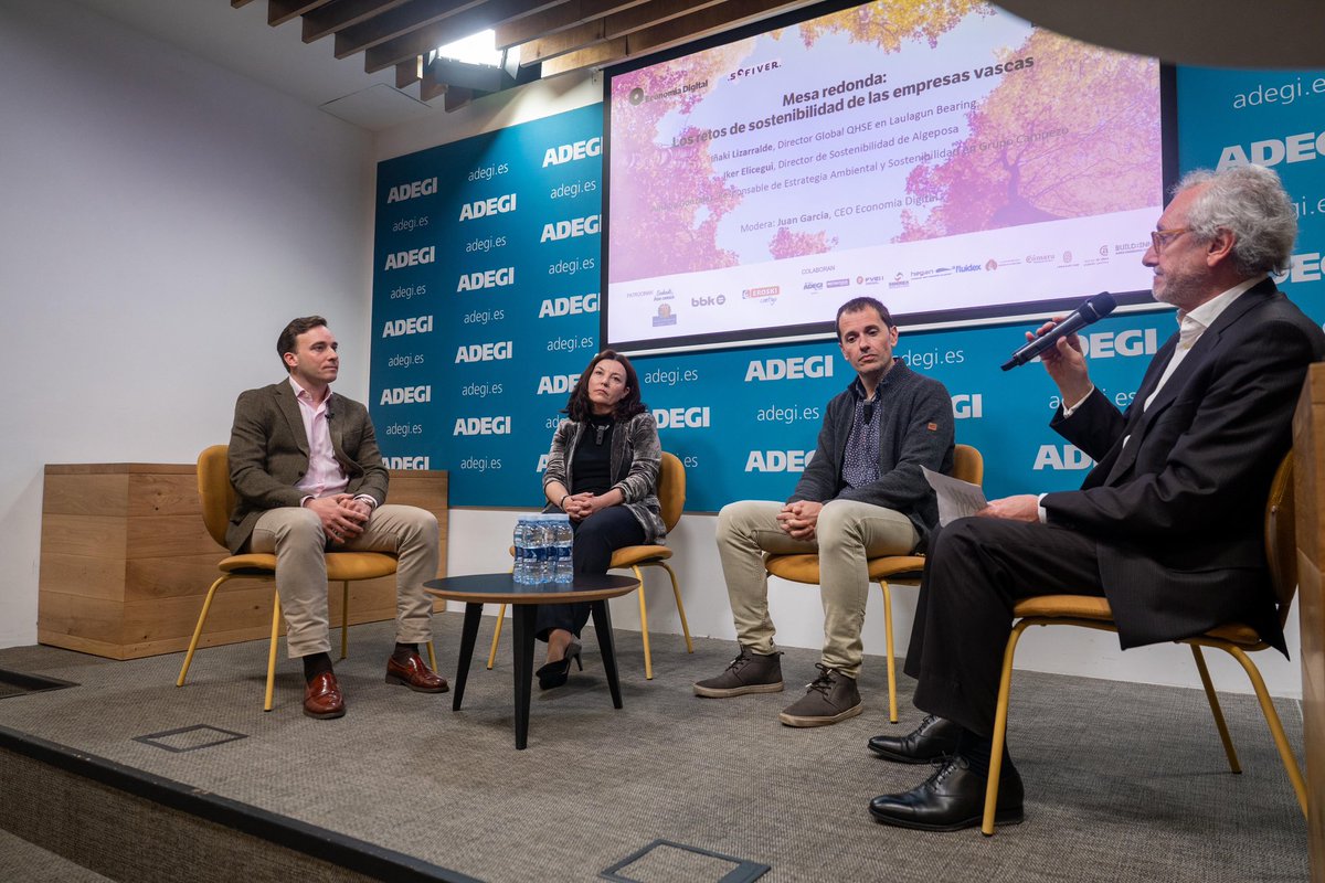 ADEGI ha acogido la presentación del Atlas de la Empresa Comprometida de Euskadi 2025.
Un proyecto de investigación, medición y divulgación de los criterios  ESG (Ambientales, Sociales y de Gobernanza).
Se trata de un gran trabajo impulsado por el Grupo Economía Digital y la