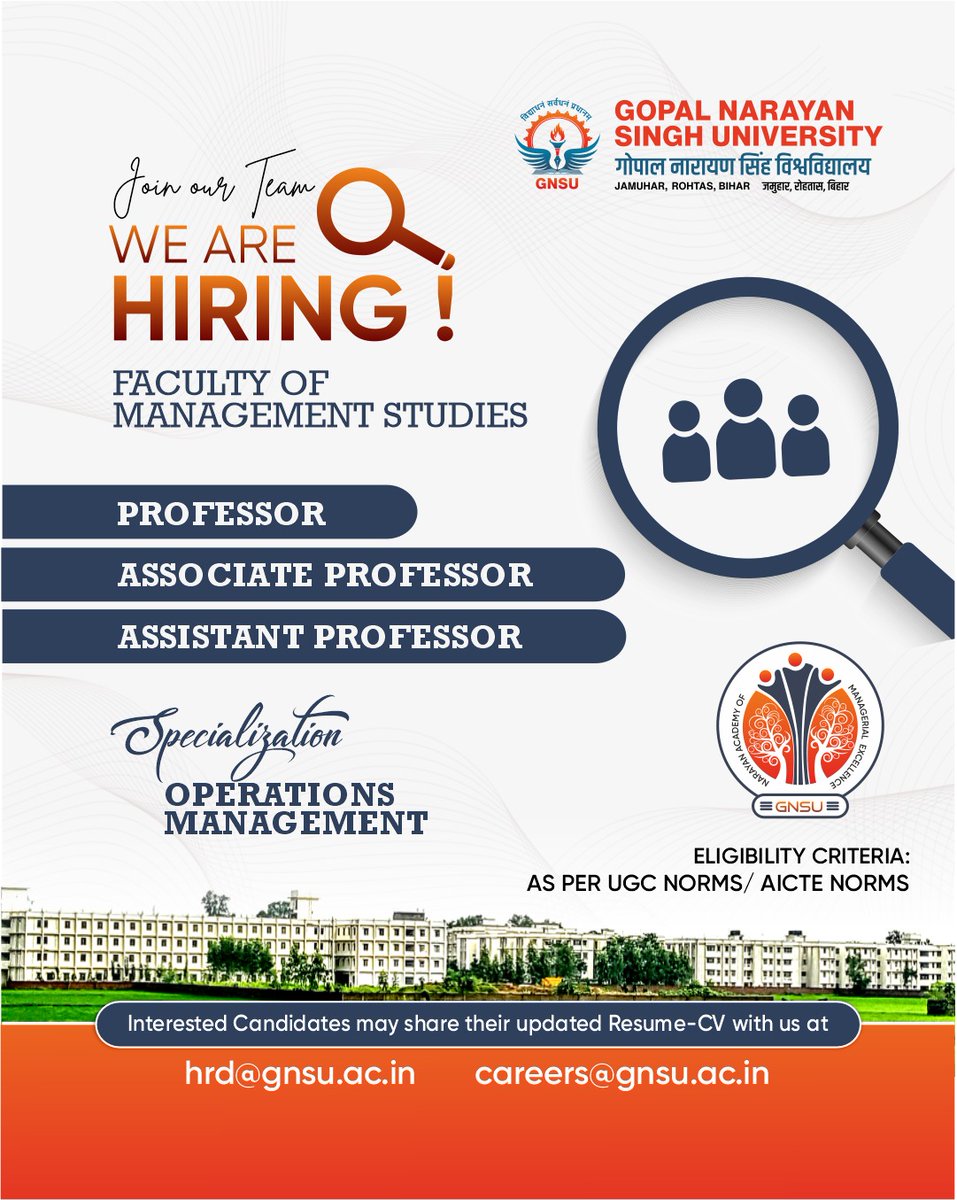 Gopal Narayan Singh University tweet media