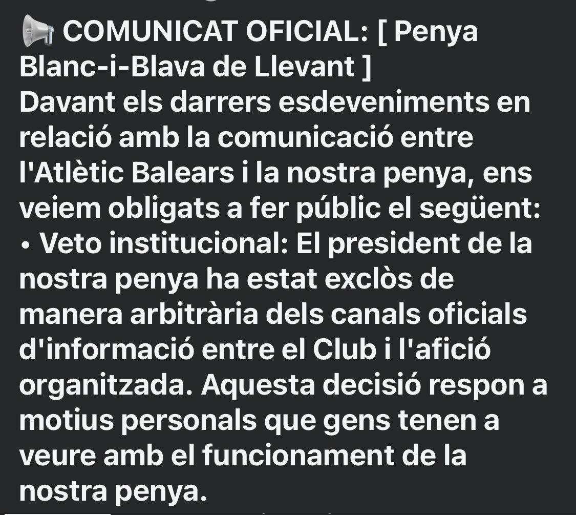 Penya Blanc-i-Blava de Llevant tweet media