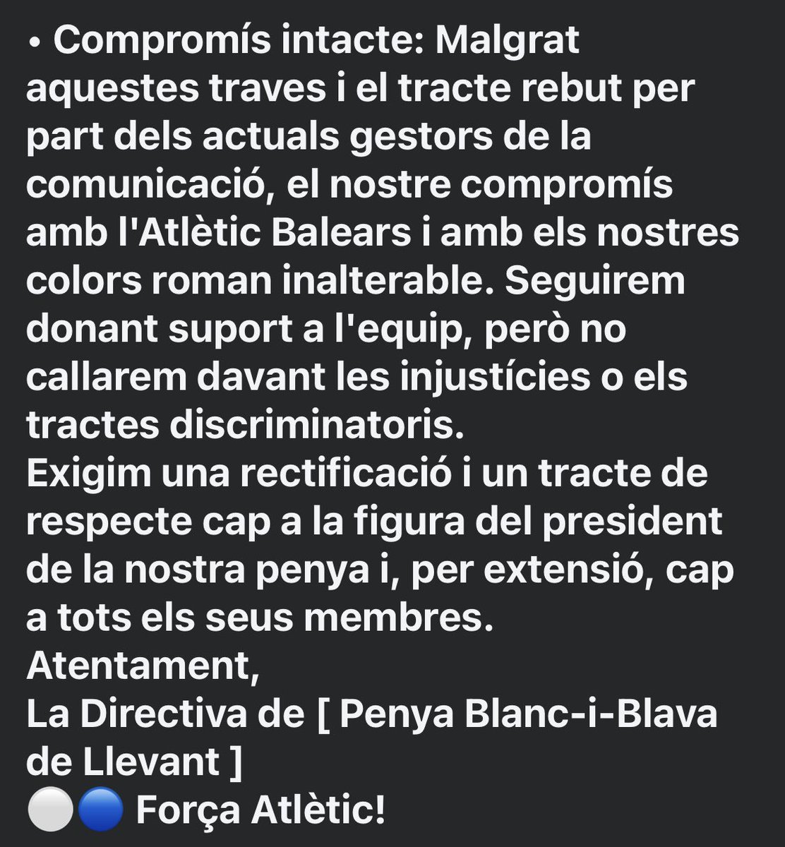 Penya Blanc-i-Blava de Llevant tweet media