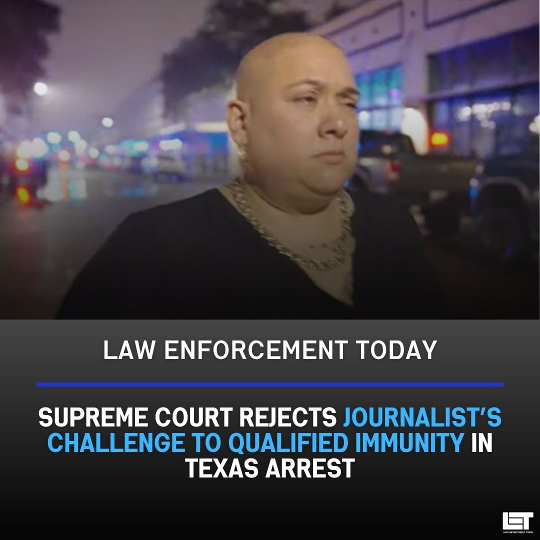 LawEnforceToday's tweet image. The Supreme Court just rejected a journalist's challenge to qualified immunity, reinforcing protections for law enforcement.

Read more: lawenforcementtoday.com/supreme-court-…

#LawEnforcement #News #FirstAmendment #QualifiedImmunity #Justice ♻️REPOST