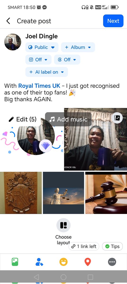 dingle78950's tweet image. With Royal Times UK – I just got recognised as one of their top fans! 🎉
Big thanks AGAIN.
#Thanks #recognised #TopFans