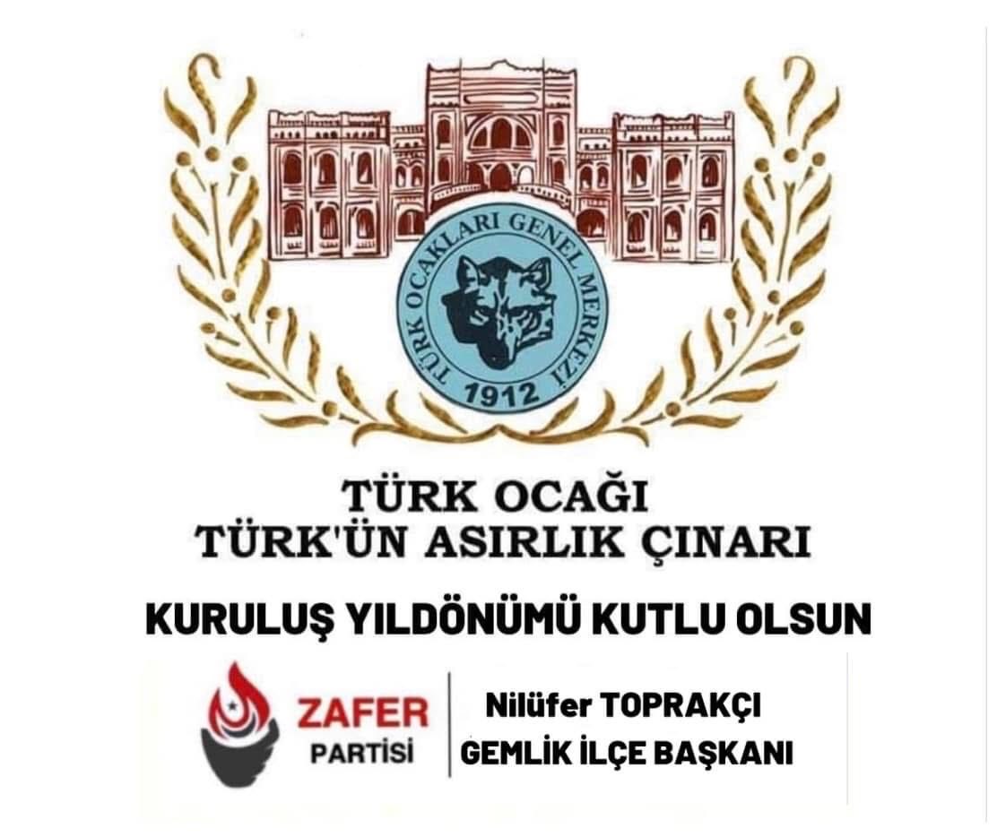 “… Biz doğrudan doğruya milliyetperveriz ve Türk milliyetçisiyiz.Cumhuriyetimizin mesnedi Türk camiasıdır. Bu camianın evladı ne kadar Türk harsı ile meşbu olursa o camiaya istinat eden Cumhuriyet de o kadar kuvvetli olur” 
Mustafa Kemal ATATÜRK
#TürkOcakları 
#ZaferPartisi