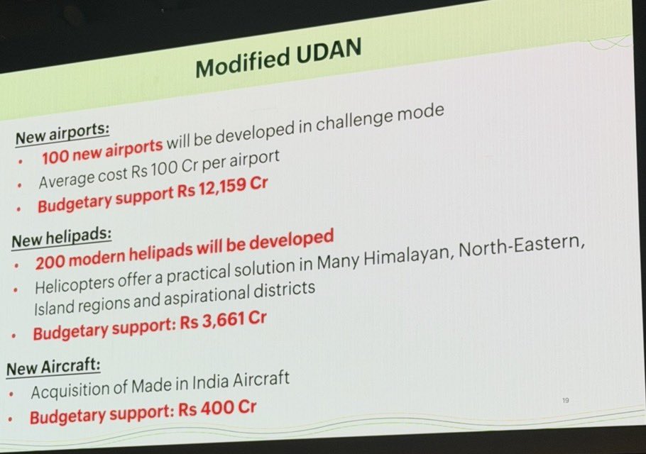 RoyLakshman's tweet image. HAL से UDAN स्कीम के तहत हेलीकॉप्टर खरीदने के लिए 400 करोड़ रू सरकार खर्च करेगी। कैबिनेट ने 
 28840 crore रू की संशोधित UDAN स्कीम को आज मंजूरी दी 
@HALHQBLR #Cabinet #UDAN