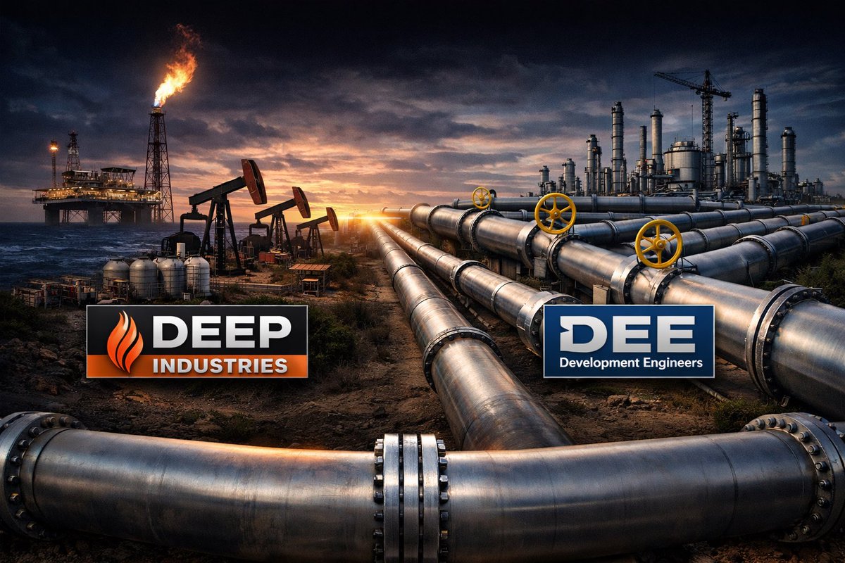 swing_blaster's tweet photo. Oil &amp; Gas Value Chain 👇

Gas Extraction → Deep Industries ⛽
Infrastructure &amp; Piping → DEE Development Engineers 🏗️

Gas niklega toh pipeline toh lagegi hi…
Deep + Dee Dev = Connected Growth Story 🔗📈

#DeepIndustries #DEEDev #OilAndGas #InfraPlay #DEEPINDS https://t.co/IPh0zkvWGU