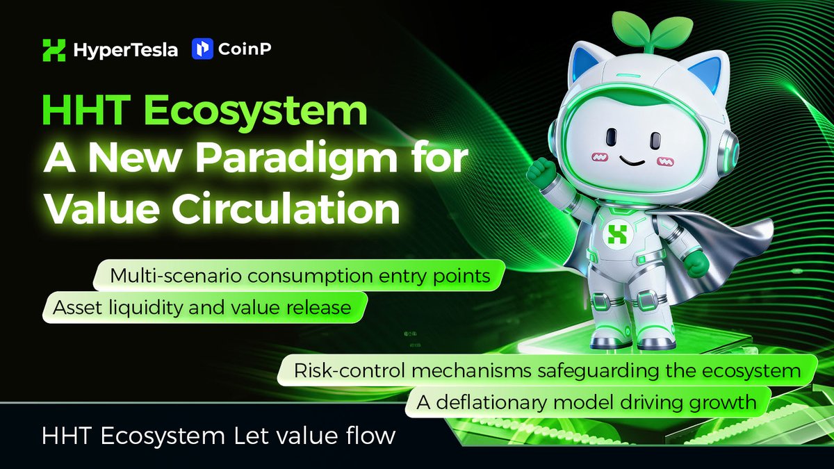 HyperTesla_HHT's tweet photo. 🌐 HHT Ecosystem
A new way for value to flow

HyperTesla ⚡
Unlocks real-world value
through Web3 innovation

Let value flow freely 🚀
#HHT #Web3 #RWA #DigitalEconomy #HyperTesla https://t.co/xdPINAyxZE