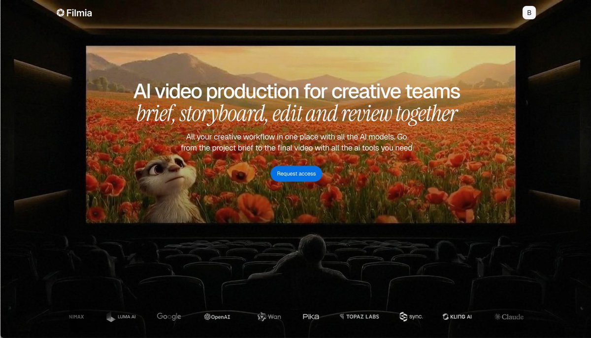 va a tocar empezar a compartir lo que estamos haciendo aquí con Filmia .ai

después de 3 años creando productos con IA toca evolucionar a la herramienta que los profesionales necesitan