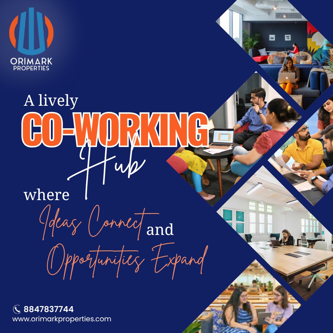 orimarkproperty's tweet image. Discover a vibrant co-working hub where ideas grow and connections thrive. Perfect for startups, freelancers &amp;amp; teams.

📞 8847837744
🌐 orimarkproperties.com
#CoworkingSpace #StartupHub #WorkSmart #BusinessGrowth #OfficeLife #OrimarkProperties