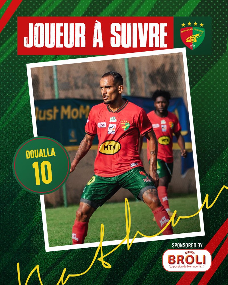 CanonYaoundeFC's tweet image. 🔴🟢  Joueur à suivre : Nathan Doualla

Plus jeune Lion de la CAN 2023, il monte en puissance au Canon. Vision, justesse, impact offensif : déjà décisif dans le jeu.

📊 6 matchs | 4 titu | 323 min | 1 assist

Un talent qui peut faire la différence à tout moment. 

#TeamCanon