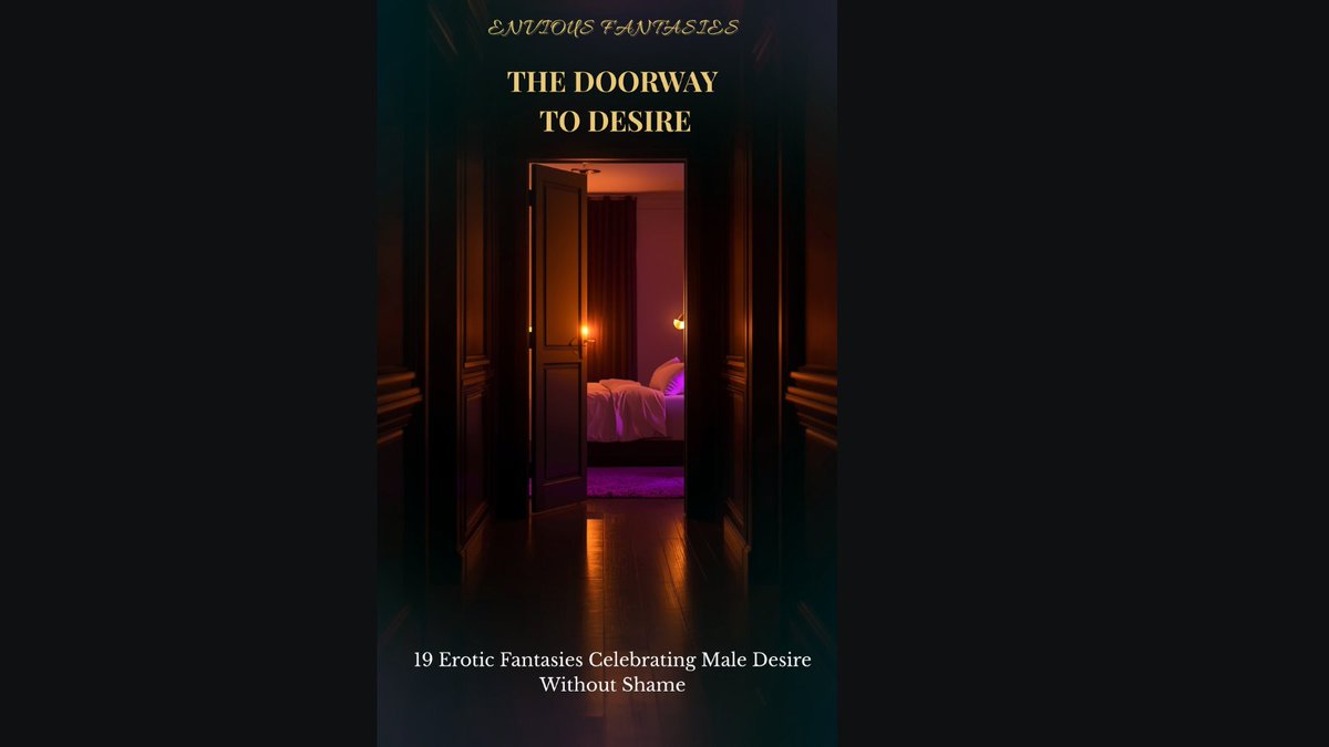 Enviousfantasy's tweet photo. The door is open.

Envious Fantasies: The Doorway to Desire is now live.

19 immersive and unapologetically explicit erotic stories exploring temptation, curiosity, and pleasure.

Step inside and discover what happens when desire finally takes control.

Available now on Amazon. https://t.co/eVN8iO35HK