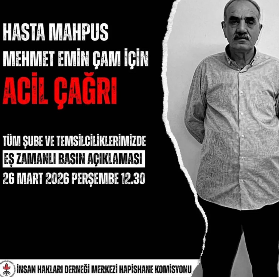 Yarın saat 12:30 da bütün şube ve temsilcilerimizle birlikte eş zamanlı basın açıklaması yapılacaktır