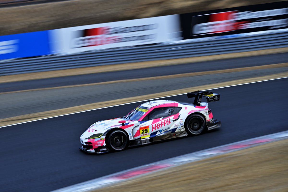 TA98_458MA's tweet image. 2026.3.7 SUPER GT 公式テスト
GT300~No.25 HOPPY team TSUCHIYA

#SUPERGT2026 
#SUPERGT公式テスト 
#HOPPY #Schatz 
#GRSupra #TOYOTA 
#松井孝允 選手
#洞地遼大 選手
#25号車の日 
#岡山国際サーキット