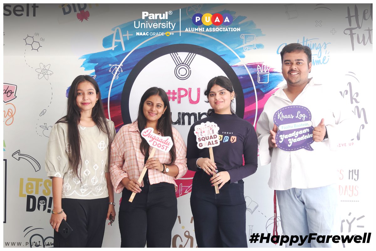 Parul University Alumni Association tweet media